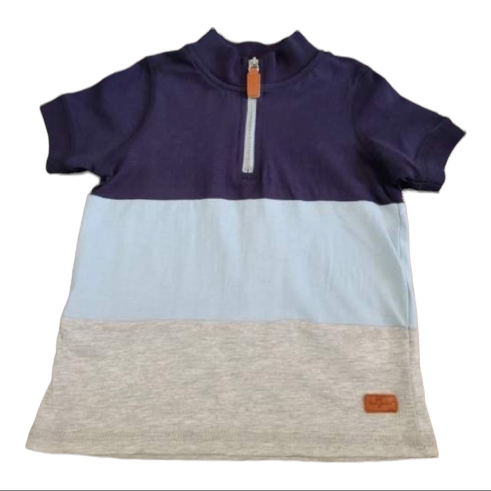 7 For All Mankind Boys Quarter Zip T-Shirt Size 24mths